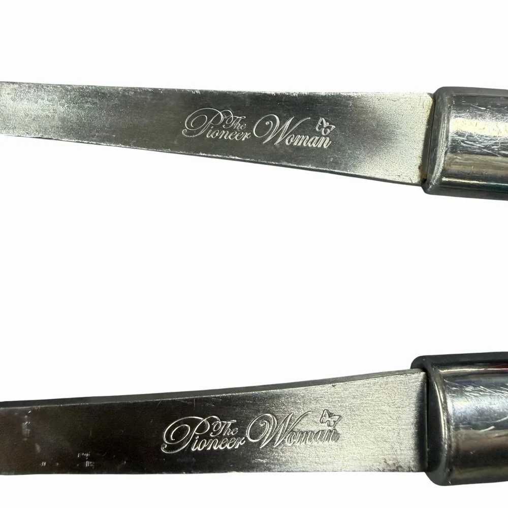 The Pioneer Woman 2 Piece Serving Spoon Set Stainless Steel